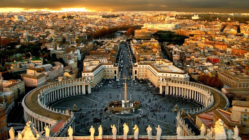 Площадь Святого Петра, Ватикан, Рим