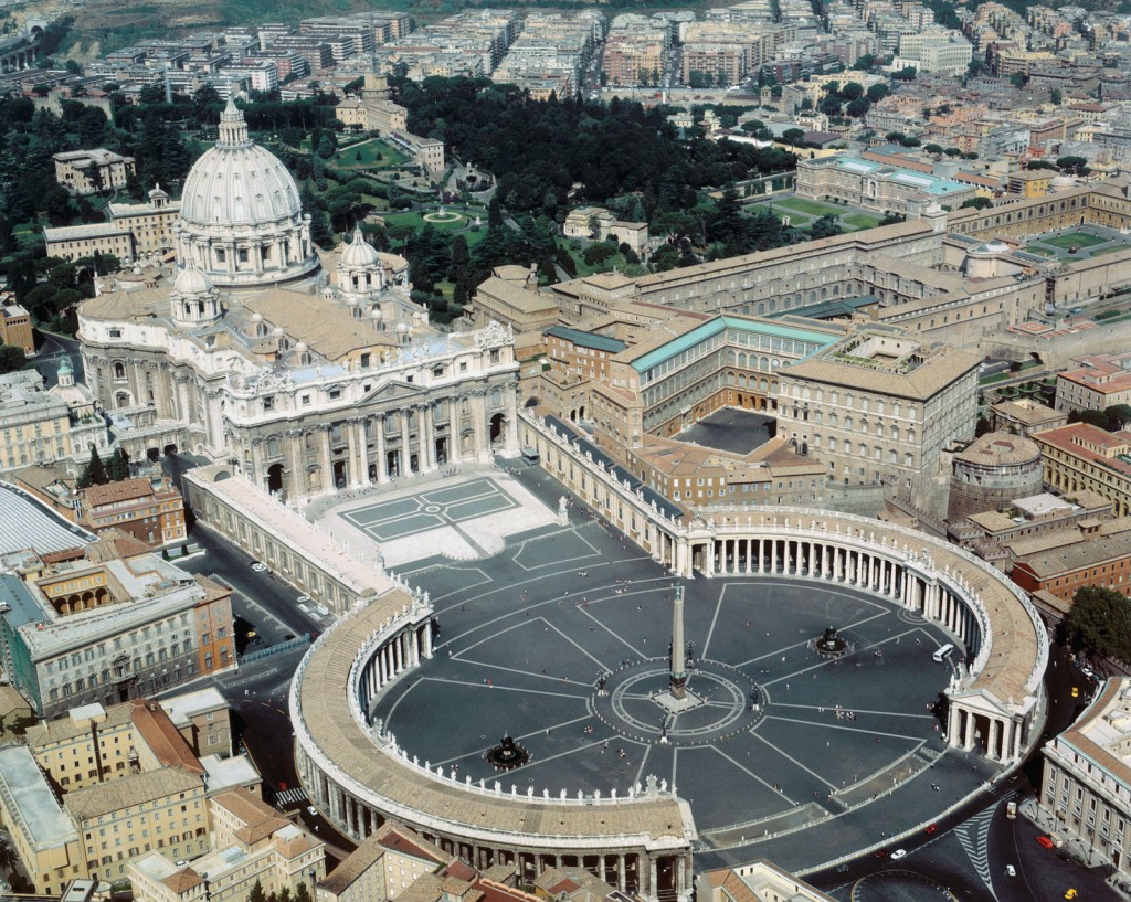 Площадь Святого Петра, Рим, Ватикан