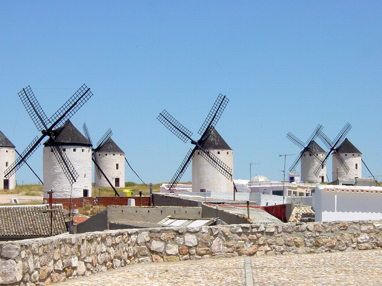 Ветряные мельницы в Ла Манче, Испания