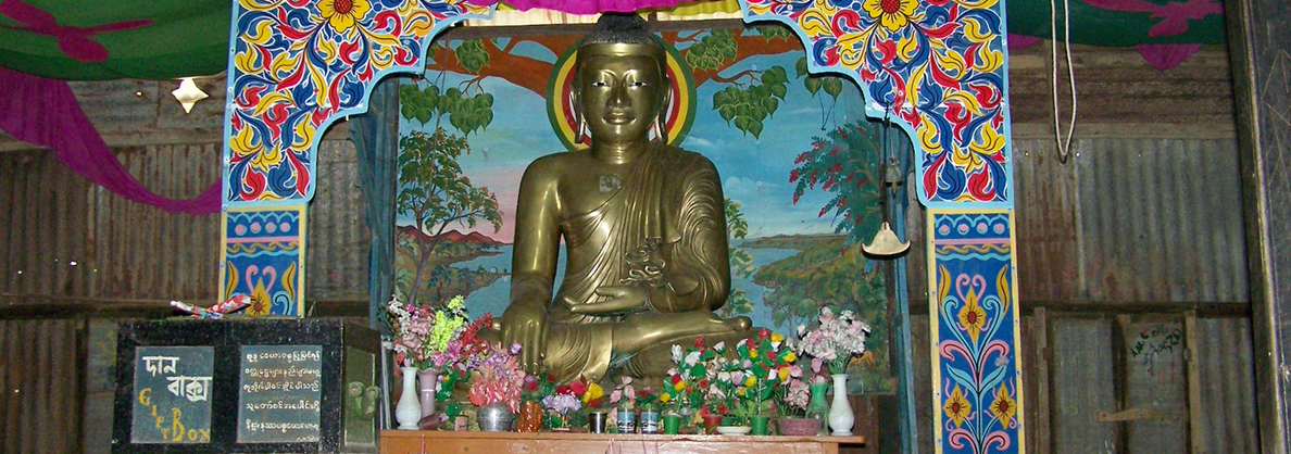 Статуя Будды, Бангладеш, храм