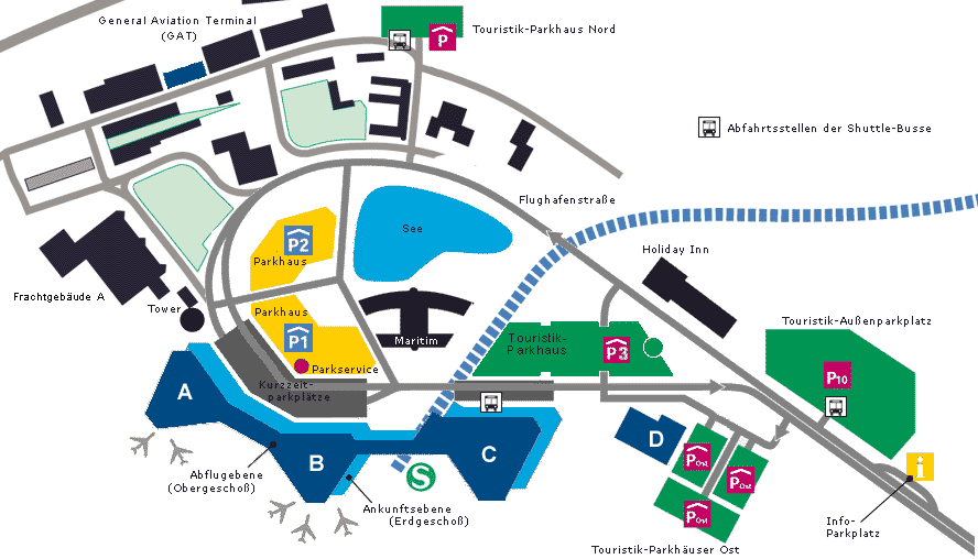 Схема аэропорта Ганновера