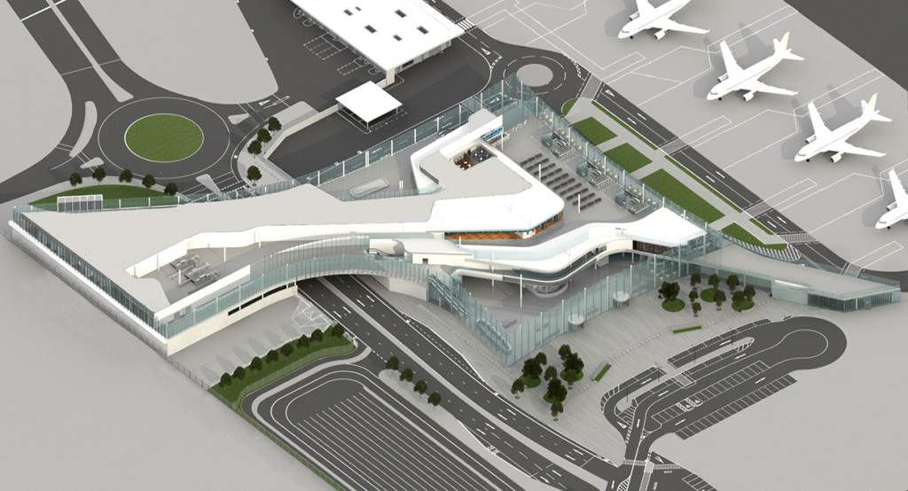 Схема аэропорта Гибралтара