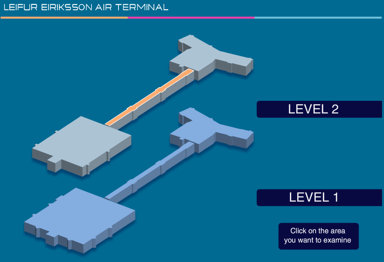 Схема международного аэропорта Кефлавик