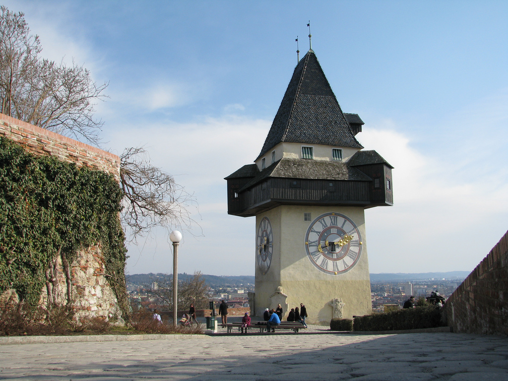 Часовая башня, крепость Шлоссберг