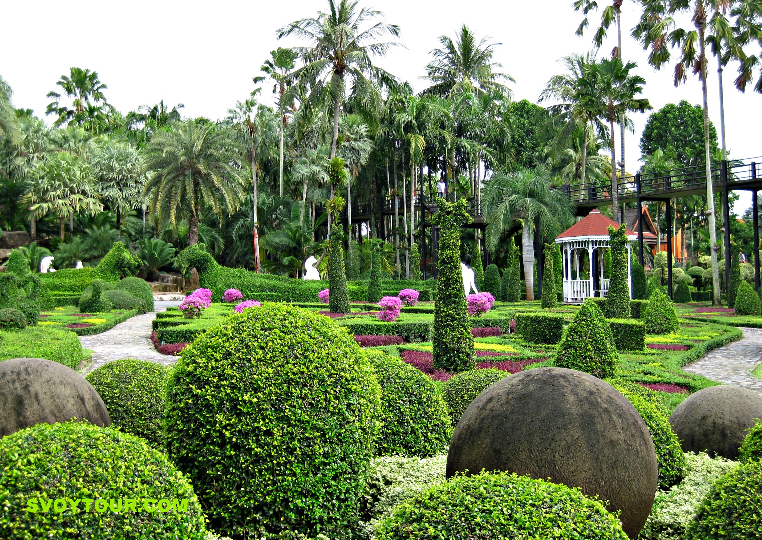 Garden phuket. Ботанический сад Нонг Нуч. Ботанический сад Таиланд Паттайя. Достопримечательности Тайланда сад Нонг Нуч.