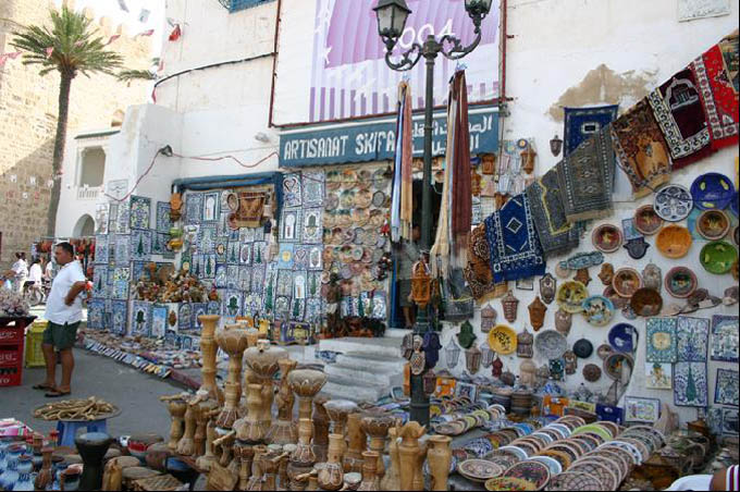 Махдия, уличный рынок